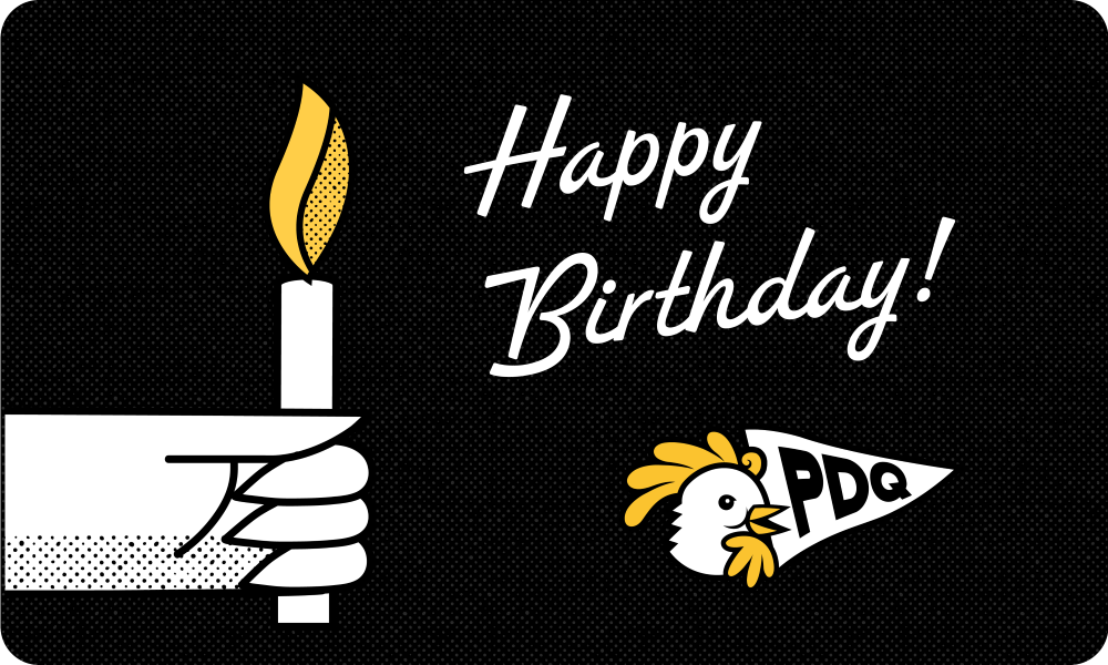 1. New Logo Happy Bday